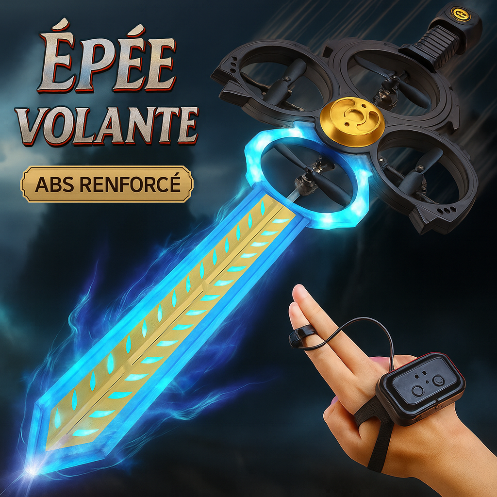 Épée volante LED – drone-épée lumineux (6+)