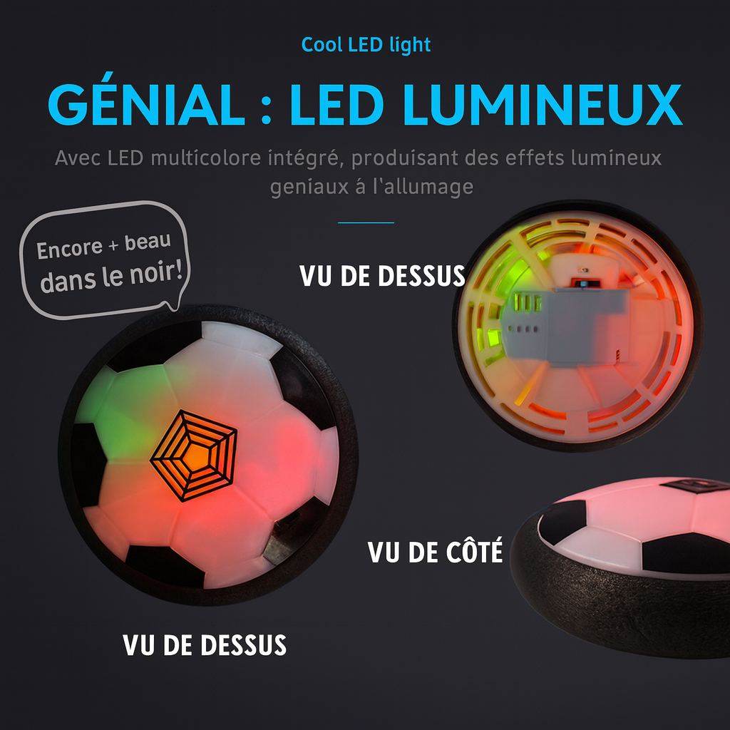 ballon de foot flottant interieur, mousse